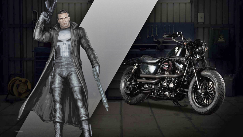 Illustration for article titled Marvel and Harley-Davidson Made a Bunch of Badass Super Hero Bikes